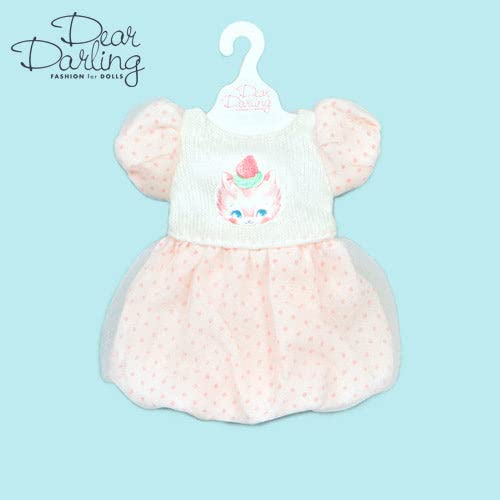 Produced by Junie Moon Dear Darling Fashion for Dolls MAKI Balloon Dress for 20cm Dolls Pink