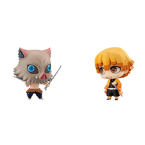 Kimetsu No Yaiba (Demon Slayer) - Série Chimi Mega Buddy! Ensemble Zenitsu Agatsuma et Inosuke Hashibira (MegaHouse)