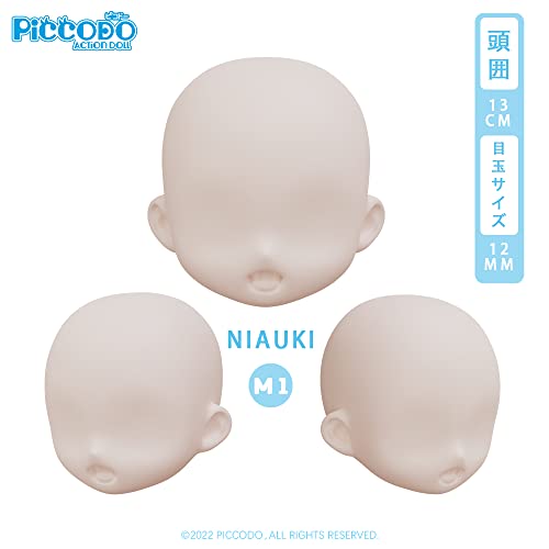 PICCODO SERIES DEFORMED SIZE RESIN DOLL HEAD NIAUKI M1 DOLL-WHITE