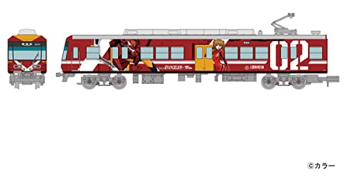 Railway Collection Enshu Railway Type 2000 Evangelion Wrapping Train 2 Car Set C