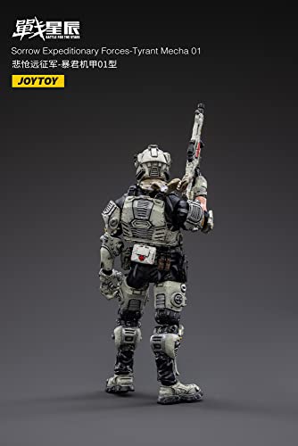 JOYTOY Battle for the Stars Sorrow Expeditionary Forces Tyrant Mecha 01 With Pilot 1/18 Scale Figure Set