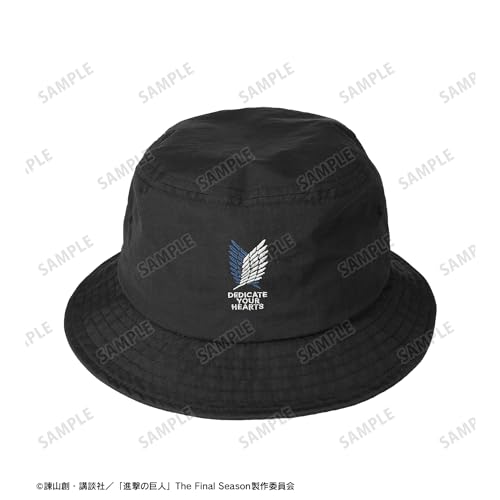 "Attack on Titan" Survey Corps Embroidery Bucket Hat