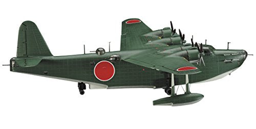 Kawanishi H8K2 Type 2 Flying Boat Model 12 (Taitei Futatabi Kaerazu version) - 1/72 scale - Creator Works, The Cockpit - Hasegawa