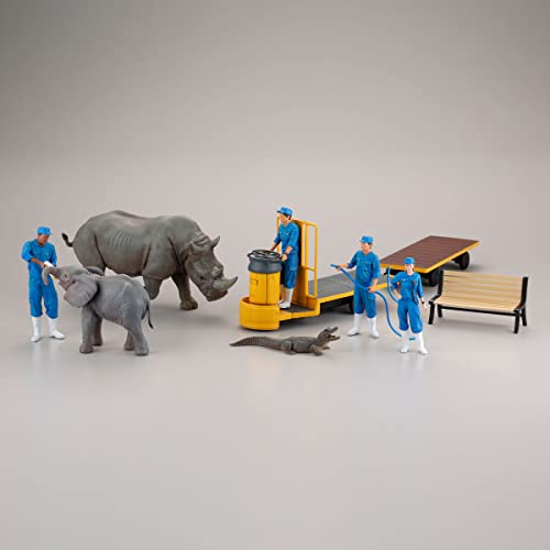 ARTPLA Keeper & Ceratotherium Simum Set