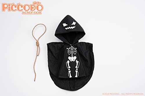 PICCODO ACTION DOLL HALLOWEEN LUMINOUS GHOST CLOAK (BLACK)