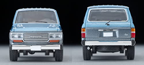 1/64 Scale Tomica Limited Vintage NEO TLV-268a Toyota Land Cruiser 60 North America Ver. (Light Blue / Gray) 1988