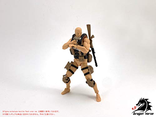 DH-E001AD 1/12 SCALE ACTION FIGURE EQUIPMENT SET A (ASSAULT) DESERT VER.