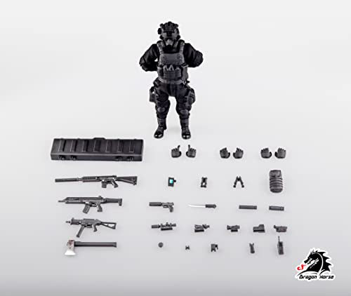 DRAGON HORSE DH-S001 SCP FOUNDATION SERIES MTF ALPHA-1 "RED RIGHT HAND" 1/12 SCALE ACTION FIGURE