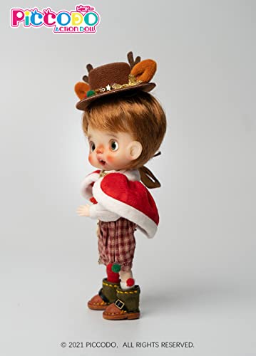 PICCODO ACTION DOLL CHRISTMAS DOLL OUTFIT SET "GINGER COOKIE REINDEER"