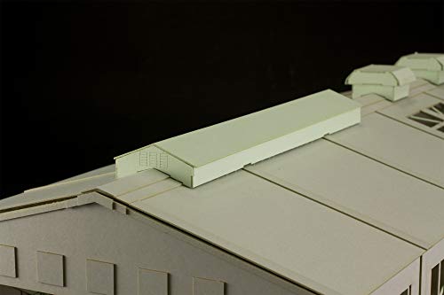 1/80 Scale Paper Kit Electric Car Shed