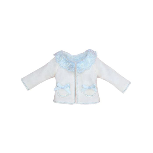 【Cross World Connections】Produced by Junie Moon Dear Darling Fashion for Dolls Lace Collar Cardigan (22cm) Blue