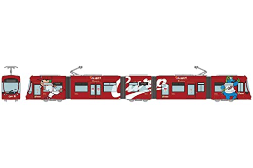 Railway Collection Hiroshima Electric Railway Type 5100 Class No. 5104 Green Mover Max Hiroshima Toyo Carp Design