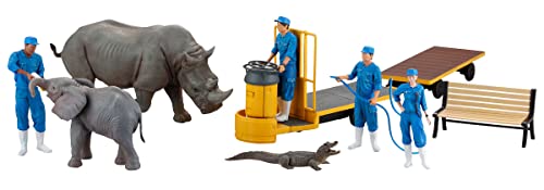 ARTPLA Keeper & Ceratotherium Simum Set