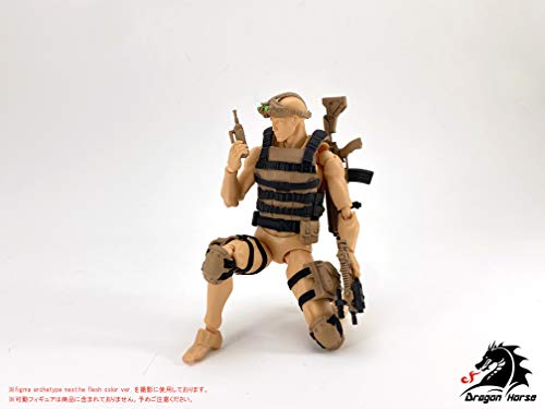 DH-E001BD 1/12 SCALE ACTION FIGURE EQUIPMENT SET B (GHOST) DESERT VER.