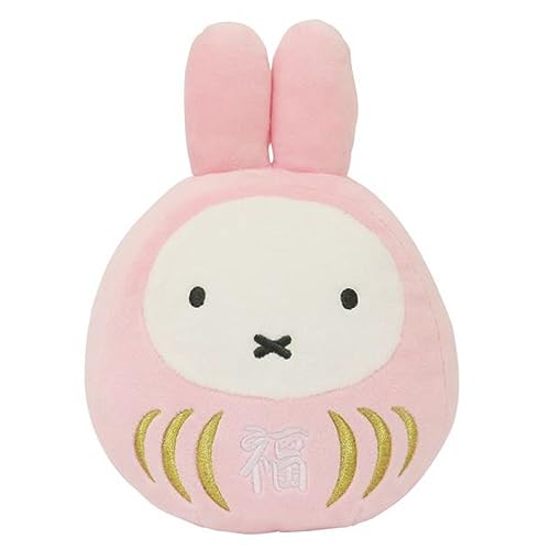 "Miffy" Fuku Daruma Plush Cherry Blossom Color S