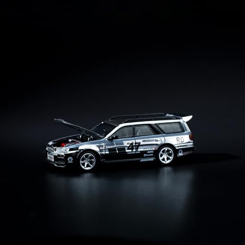 1/64 Nissan Stagea Chrome Silver