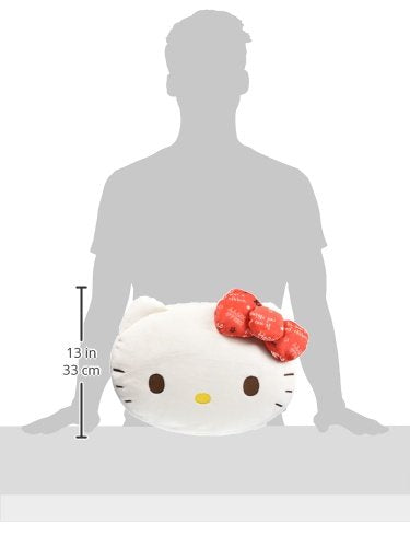 "Hello Kitty" Premium Mocchiri Face Cushion Red
