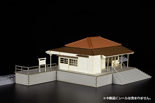 1/80 Scale Paper Plastic Kit Station Type Kominato Railway