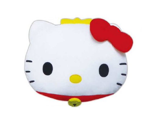 Doraemon x Hello Kitty Face Cushion Hello Kitty