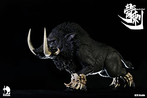 D20studio BATTLE BOAR BONESTABBER (BLACK) 1/12 SCALE ACTION FIGURE
