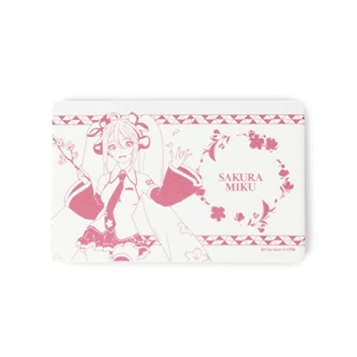 "Hatsune Miku" Sakura Miku Original Illustration Sakura Miku Art by kuro Long Square Plate