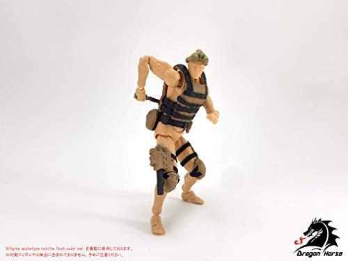 DH-E001BD 1/12 SCALE ACTION FIGURE EQUIPMENT SET B (GHOST) DESERT VER.