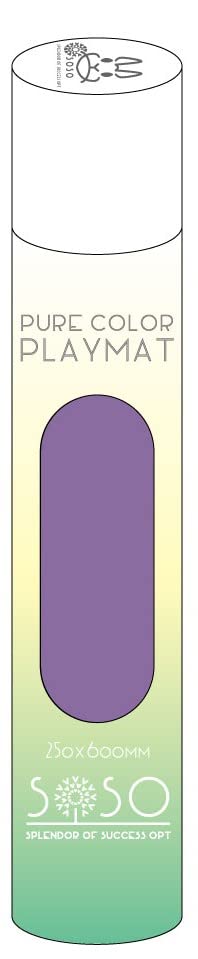 SOSO Pure Color Play Mat Sinonome Purple