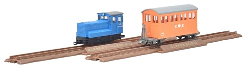 Railway Collection Narrow Gauge 80 Nekoyama Forest Railway Diesel Locomotive (Blue Color) + Passenger Car 2 Car Set D
