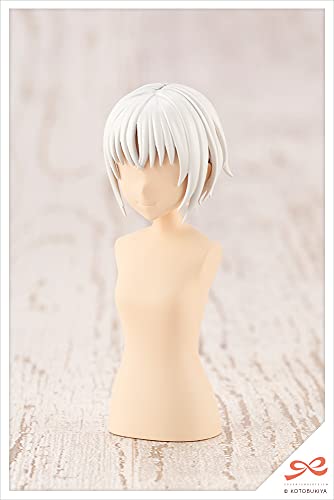 After School Short Wig A White & Chocolate Brown