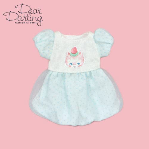 【Cross World Connections】Produced by Junie Moon Dear Darling Fashion for Dolls MAKI Balloon Dress for 20cm Dolls Blue