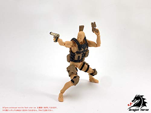 DH-E001AD 1/12 SCALE ACTION FIGURE EQUIPMENT SET A (ASSAULT) DESERT VER.