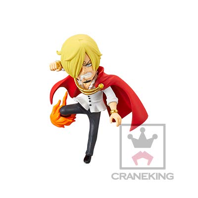Sanji One Piece World Collectable Figure Battle of Luffy Whole Cake Island One Piece - Banpresto