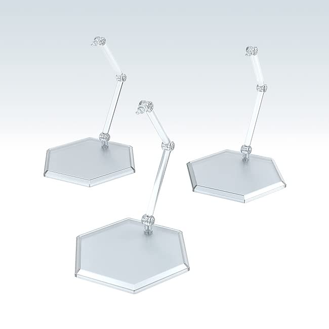The Simple Stand x3 (for Figures & Models) Hex Type