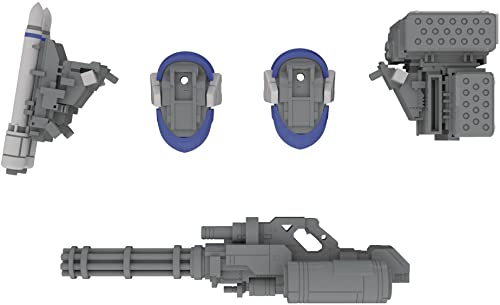 1/35 Scale Plastic Kit "POWERDoLLS2" X-4+(PD-802) Armored Infantry Weapon Set 3 (Shoulder Parts for Mounting Weapons & DRu35 MLC & R25 Rocket & M7A Gatling Gun)
