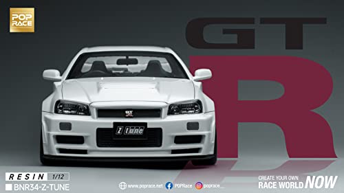1/12 Nissan R34 GT-R Z-tune White (with RB26 Engine)