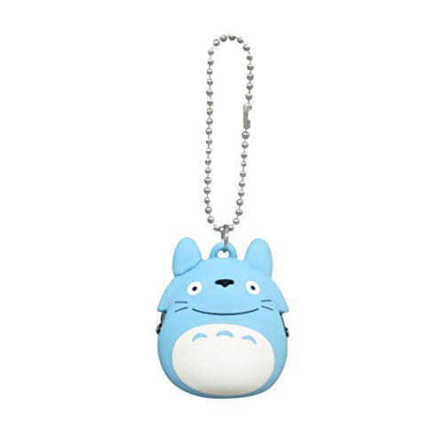 "My Neighbor Totoro" Silicon Mini Gamaguchi Blue