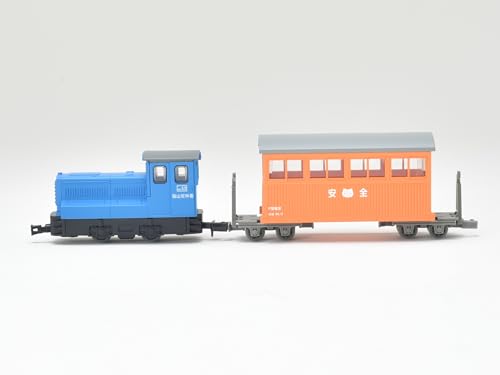 Railway Collection Narrow Gauge 80 Nekoyama Forest Railway Diesel Locomotive (Blue Color) + Passenger Car 2 Car Set D