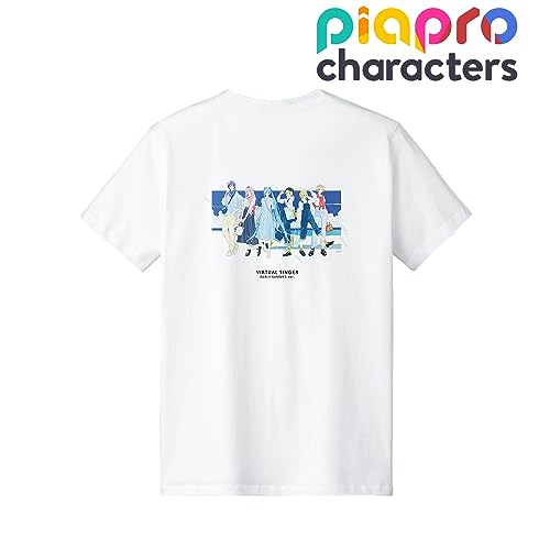 Piapro Characters Original Illustration Group Early Summer Outing Ver. Art by Rei Kato T-shirt (Ladies' M Size)