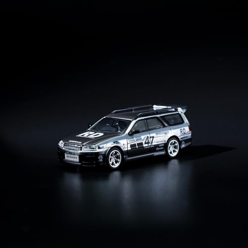 1/64 Nissan Stagea Chrome Silver