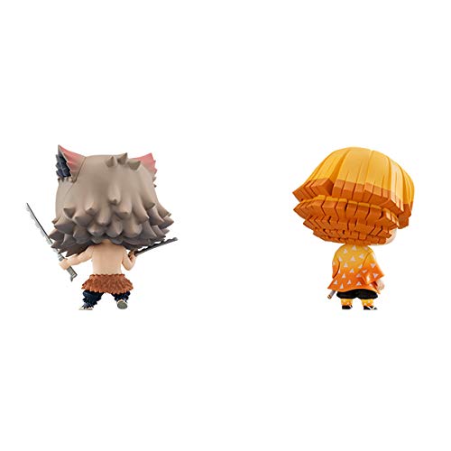 Kimetsu No Yaiba (Demon Slayer) - Série Chimi Mega Buddy! Ensemble Zenitsu Agatsuma et Inosuke Hashibira (MegaHouse)