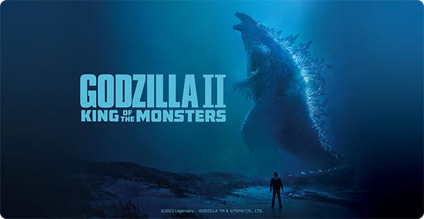 Character Rubber Mat Slim "Godzilla King of Monsters" Godzilla