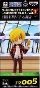Sanji One Piece World Collectable Figure ~One Piece Film Z~ vol.1 One Piece Film Z - Banpresto