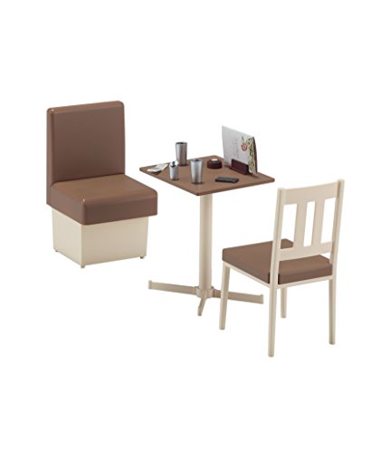 Mesas y sillas de comedor familiar - 1 / 12 Proporción - 1 / 12 accesorios gráficos ajustables - Hasegawa