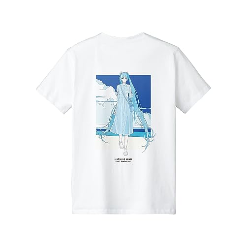 Piapro Characters Original Illustration Hatsune Miku Early Summer Outing Ver. Art by Rei Kato T-shirt (Men's XL Size)
