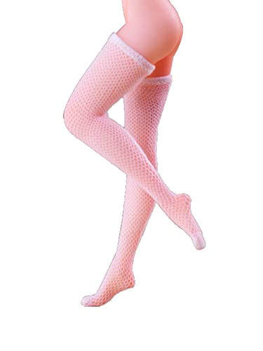 【HASUKI】HASUKI 1/12 SCALE FISHNET STOCKINGS FOR ACTION FIGURINE SB0401 WHITE