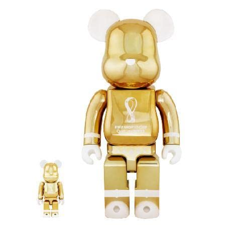 BE@RBRICK - FIFA WORLD CUP QATAR 2022 (TM) OLP GOLD 100% & 400