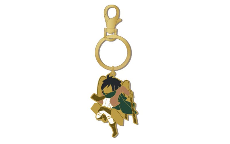 "Attack on Titan" Stained Glass Style Key Chain Mikasa Ackerman