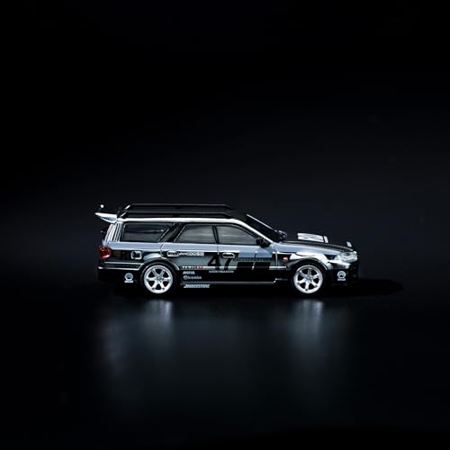1/64 Nissan Stagea Chrome Silver