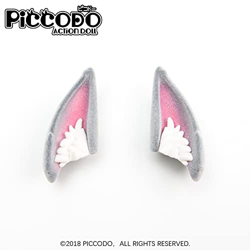 PICCODO ACTION DOLL FLOCKING CAT EARS GREY-A