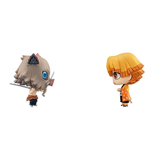 Kimetsu No Yaiba (Demon Slayer) - Série Chimi Mega Buddy! Ensemble Zenitsu Agatsuma et Inosuke Hashibira (MegaHouse)
